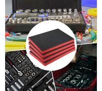 4x Fogli di schiuma per scatole portautensili, fogli di polietilene per