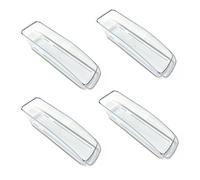 4x Frigorifero Cestino Trasparente Cassetto Contenitore Congelatore