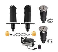 4X Front + Rear Air Spring Suspension + Compressor Pump Kit for Audi A6 4B C5