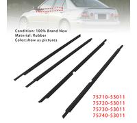 4X Front+Rear Door Window Belt Trim Molding Per Toyota Lexus IS300 2001-2005 H0