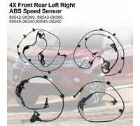 4X Front Rear Left Right ABS Speed Sensor per Toyota Hilux Viii Pickup 2015+ Y