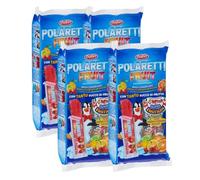 4X Fruit BLU con 10 Ghiaccioli al gusto di Frutta Assortita: Arancia, Fragola, Amarena e Limone per polaretti 420ml