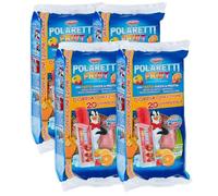 4X Fruit BLU Doppia Confezione con 20 Ghiaccioli al gusto di Frutta Assortita: Arancia, Fragola, Amarena e Limone per polaretti 840ml