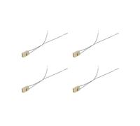 4X G9 Zoccolo di Ceramica Supporto Chiaro 2A 250V