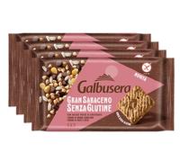 4X GaIbusera ZeroGrano Grano Saraceno Biscotti Frollini con Grano Saraceno Senza Glutine (Gluten Free) 260g