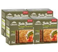 4X Galbusera BelleBuone Crackers Integrale di Sesamo e Mais con Olio Extra Vergine D'Oliva 200g [4 Confezioni]