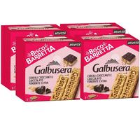 4x Galbusera Bisco Barretta di Cereali Croccanti e Cioccolato Fondente Extra