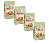 4X Galbusera Cereali G, Biscotti Frollini di Granola e Frolla 100% Vegetali con Avena, Noci Pecan e Nocciole, 280g