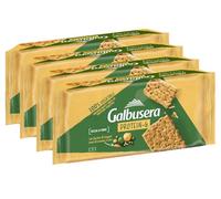 4X Galbusera Protein-G Cracker con Farine di Legumi, Semi di Sesamo e Lino 280g