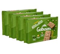 4X Galbusera Riso su Riso Crackers Integrali Croccanti Snack Salato 380g