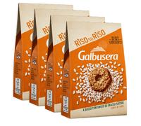 4X Galbusera RisosuRiso Biscotti con Riso e Cereali 290g