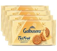 4X Galbusera ThéFroll Biscotto Frollino con Miele e Zucchero di Canna 400g