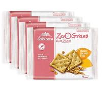 4X Galbusera ZeroGrano Cracker con Mais e Riso Senza Glutine (Gluten Free) 320g