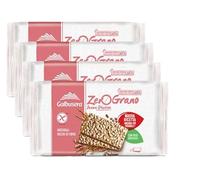 4X Galbusera ZeroGrano Cracker Integrale con Riso Soffiato Senza Glutine (Gluten Free) 360g