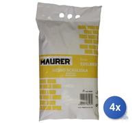 4x GESSO SCAGLIOLA MAURER EDILBRIKO SACCO KG 5