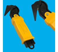 4X Giallo Robusto Cutter A Molla Per Imballaggio Striscia In Shrink Wrap Cinghia