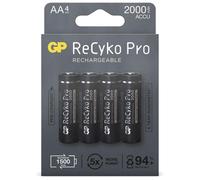 4x Gp Recyko Pro Aa Nimh 2000mAh Mignon LR06 LR6 1,2V Aa Batteria