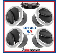 4X Griglia Ventilazione Diffusore Aria Grigio Per Logan Sandero Duster