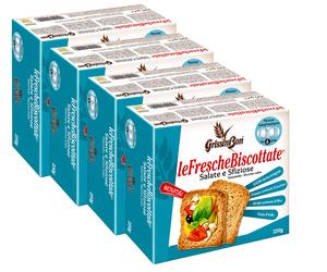 4X GrissinBon Le Fresche Biscottate Salate e Sfiziose 250g