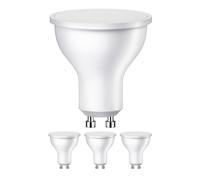 4x GU10 LED PAR16 bianco caldo (2700 K) 7 W 630lm 103° opaco
