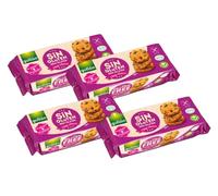 4X Gullon Chip Choco Biscotti Cookie con Gocce di Cioccolato Fondente Senza Glutine (Gluten Free) 130g [4 Confezioni]