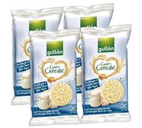 4X Gullon Cuor di Cereale Gallette di Riso Integrale con Cioccolato Bianco e Yogurt 125,2g