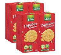 4X Gullon Digestive Classic Biscotto di Frumento, Vegentariano (Vegetarian) 250g