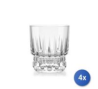 4x H&H Confezione 6 bicchieri Astra in vetro cl. 36