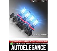 4x H1 + H1 Super Bright LED Faro High Low Beam Combo Kit 6000K Bianco