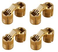 4x Häfele Cerniera Invisibile Cerniera Mobili Einbohr-Band Zysa Ottone Braccio