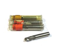 4x Hahn & Kolb Fresa Albero Scanalatura HSS Ø7 , 75 Z=2 SchaftØ8 Nuovo H21953