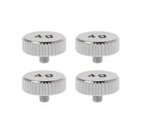 4X Headshell 4G Shell Peso Giradischi Parti di Strumenti Elettrici In Metallo per SL1200 SL1210 MK2 3 5 M5G Stylus DJ, Argento