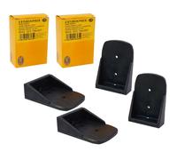 4X Hella Supporto Gommato Per Riflettore Luce NFZ Escavatore Etc