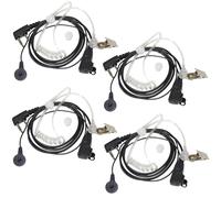 4x HQRP 2 Pin Auricolare Cuffie Microfono per Kenwood NX220 NX240v NX320 NX340u