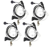 4x HQRP 2 Pin Mani Libere Cuffie per Kenwood TK-3230 TK-3230XLS TK-3302 TK-3312