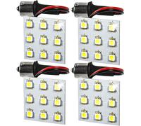 4 x lampada LED a contatto singolo HQRP BA15S per luce interna camper #1141 #...