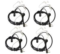 4x HQRP Cuffie Ptt Microfono Per Baofeng BF-888 BF-888S BF-999 BF-999S Radio