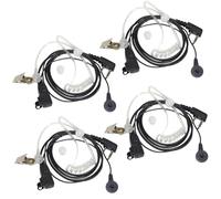 4x HQRP Mani Libere Cuffie per Kenwood pro-Talk pro-Power Free-Talk Protalk Xls