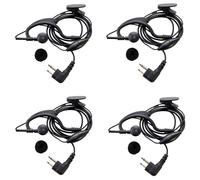 4X HQRP Microfono Auricolare Per Motorola GTI GTX PR-400 ECP-100 PMR-446 VL-130