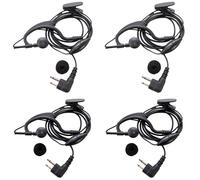 4x HQRP Microfono Headset/Earpiece per Motorola CP88 CP040 CP100 CP125 CP150