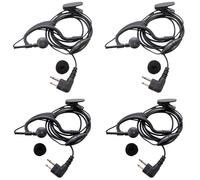 4x HQRP Microfono Headset/Earpiece per Motorola CP88 CP040 CP100 CP125 CP150
