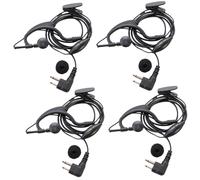 4x HQRP Microfono Headset Earpiece per Motorola LTS-2000 BPR-40 EP-450 AU-1200