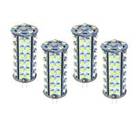 4x HQRP Torre Tipo G4 66 LED SMD 3528 Lampadine Cool Bianco 6300K-7000K 12V 5W