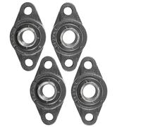 4X HQRP UCFL205-16 Cuscinetto A Flangia Montato Su Base Solida 2 Bulloni 1" Foro
