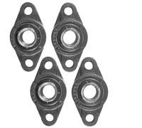 4X HQRP UCFL205-16 Cuscinetto A Flangia Montato Su Base Solida 2 Bulloni 1" Foro