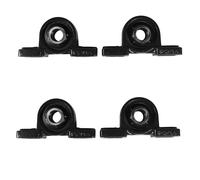 4x HQRP UCP20412 2-Bolt Cuscino Blocco Cuscinetto 1.9cm Foro Solido Base