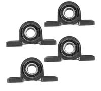 4x HQRP UCP205-16 2-Bolt Cuscino Blocco Cuscinetto 1 " Foro Solido Base