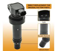 4X Ignition Coil +Spark Plug UF636 Per Kia Rio Soul Hyundai Accent Veloster S1