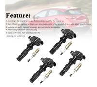 4x Ignition Coils +Spark Plugs UF540 Per Western Fisher Blizzard Y1 H7