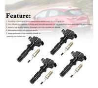 4x Ignition Coils +Spark Plugs UF540 Per Western Fisher Blizzard Y1 T9